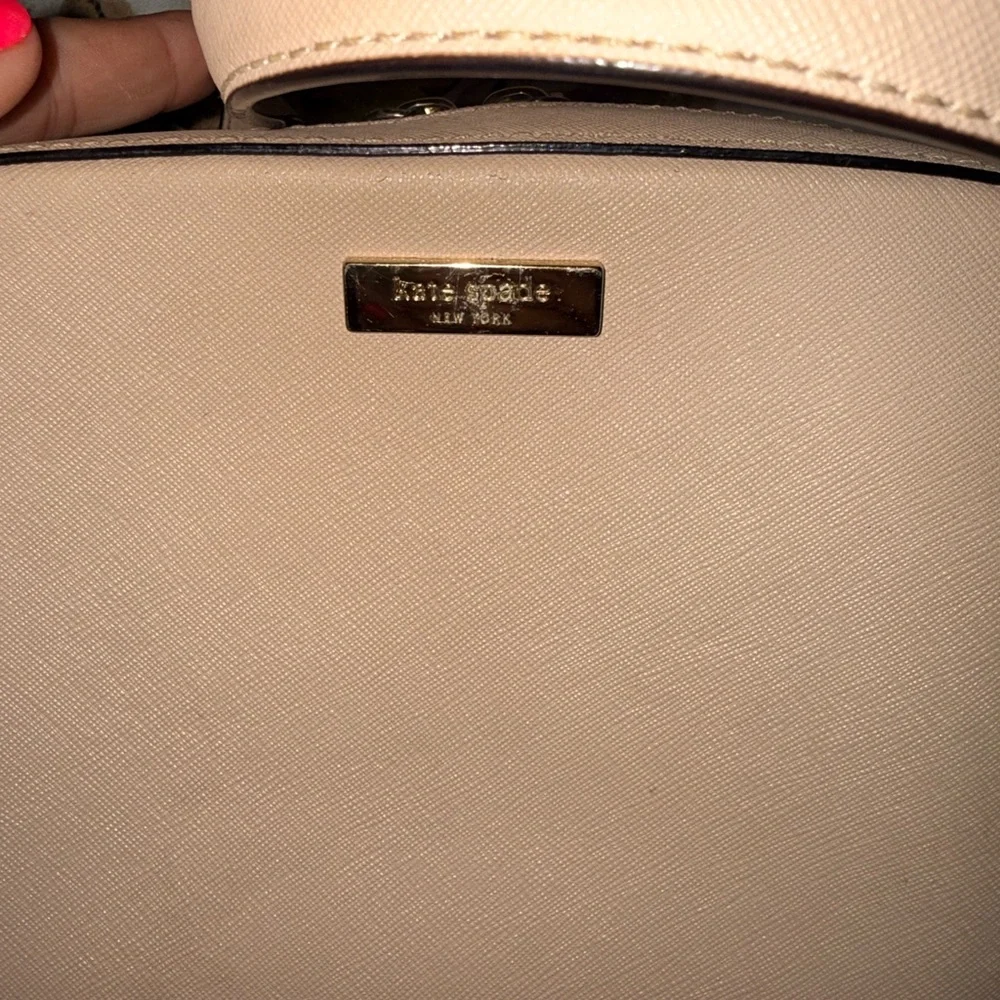 Kate Spade Newbury Lane Cammie crossbody nude purse Saffiano leather dust bag - Picture 4 of 16